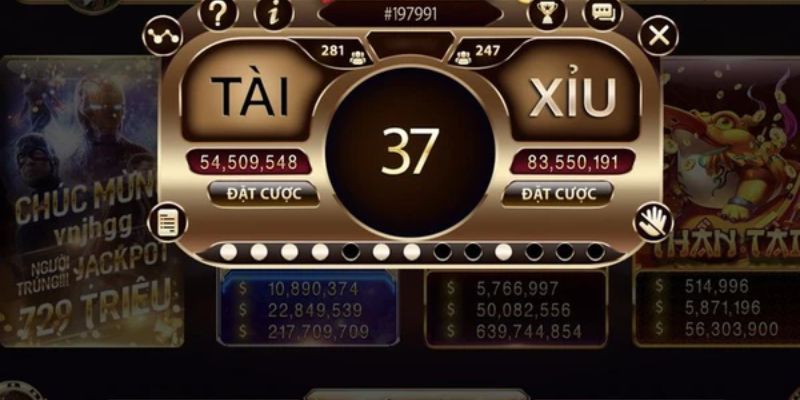Đa dạng kiểu cược trong game tài xỉu